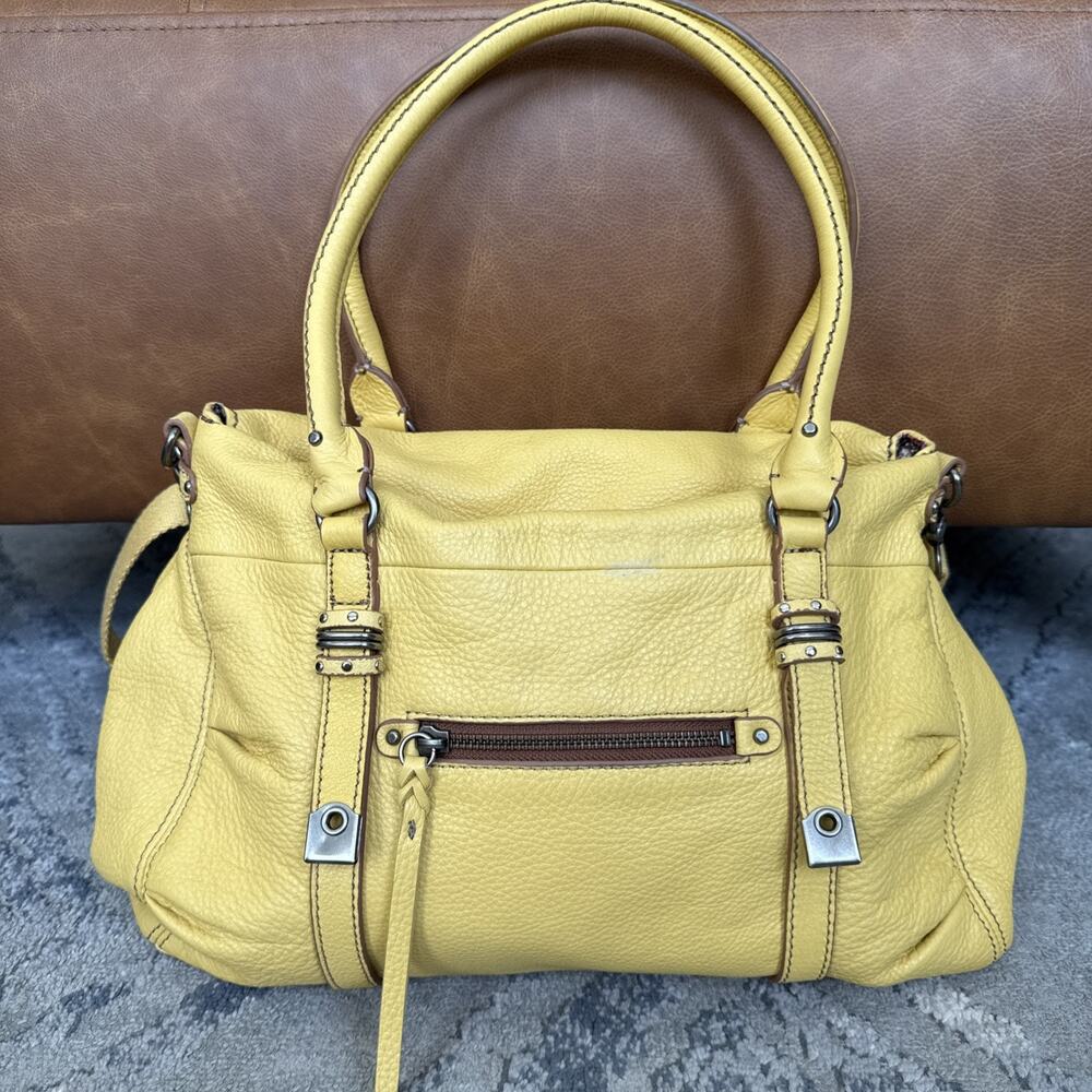 The SAK Satchel Shoulder Purse, Yellow Shoulder Crossbody Bag